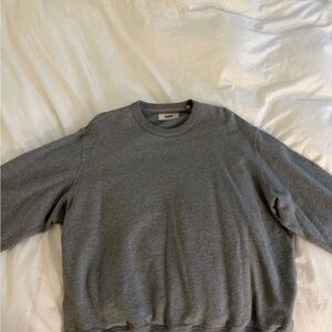 Buck Mason Heather Gray Crewneck